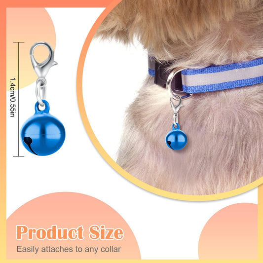 Vibrant multi colored dog and cat collar charms with lobster clasps