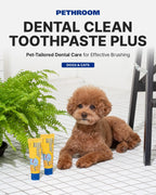PETHROOM enzymatic pet toothpaste tube showing apple flavor graphic design