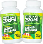 Kitty Ka Zoom five ounce premium catnip bubbles fluid bottle designed for hunting instinct activation