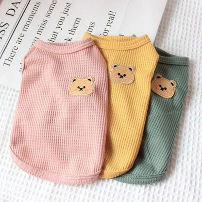 Soft stretchy fabric detail of Biecwiay pet apparel