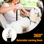 Two pack pet seat belt set for cats and dogs