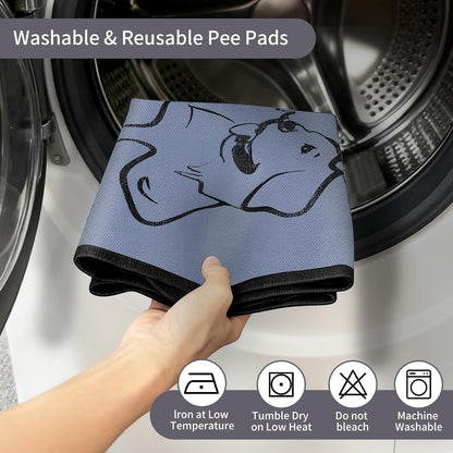 Non-slip backing detail on Zlune washable pet pads