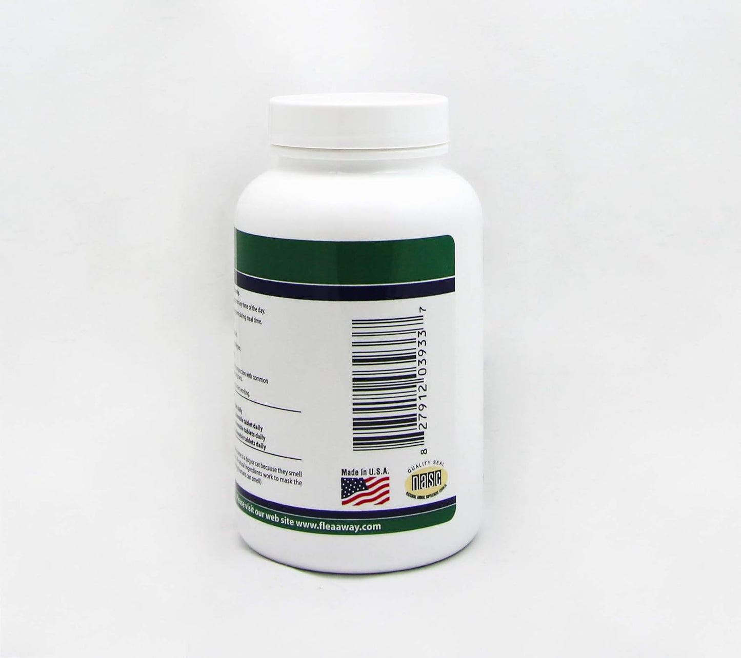 Flea Away natural flea tick mosquito repellent tablets ingredients label view