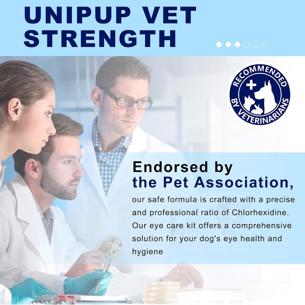 Authentic USA imported pet eye care treatment set for domestic animals