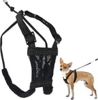 Sporn No Pull Dog Harness, Durable Nylon Mesh Harness for Large Dogs, No Choke Design, Padded Restraint Sleeves, Adjustable Fit, Easy On/Off, Large/XL for Extra Large Breeds, Black - Image 13