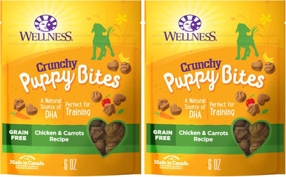 Wellness Soft Puppy Bites Dog Training Treats, Natural, Grain Free, Lamb and Salmon Recipe, 8 oz Bag - Image 9