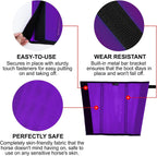 HUAME anti fly leggings set for horses demonstrating easy application wrap system