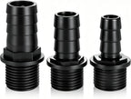 Hottche fountain pump nozzles kit front view featuring three plastic replacement adapters.