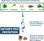 Using ShengKou natural tick spray on dog coat