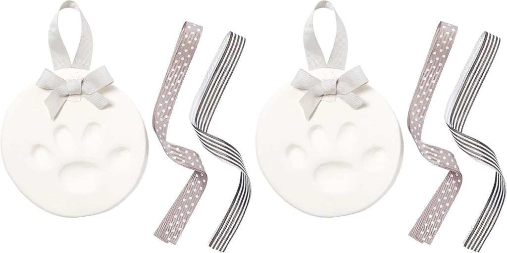 Pearhead Pawprints 2-Pack Christmas Ornament, DIY No Mess Pet Paw Print Holiday Clay Keepsake Kit, Dog or Cat Stocking Stuffer Gift - Image 14