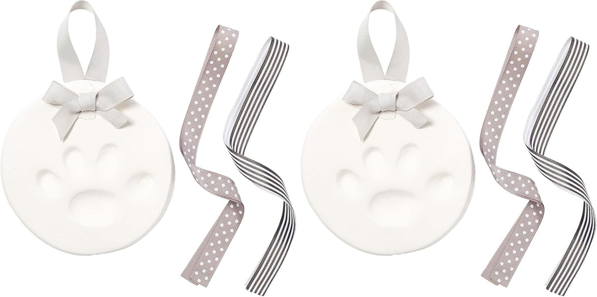 Pearhead Pawprints 2-Pack Christmas Ornament, DIY No Mess Pet Paw Print Holiday Clay Keepsake Kit, Dog or Cat Stocking Stuffer Gift - Image 14