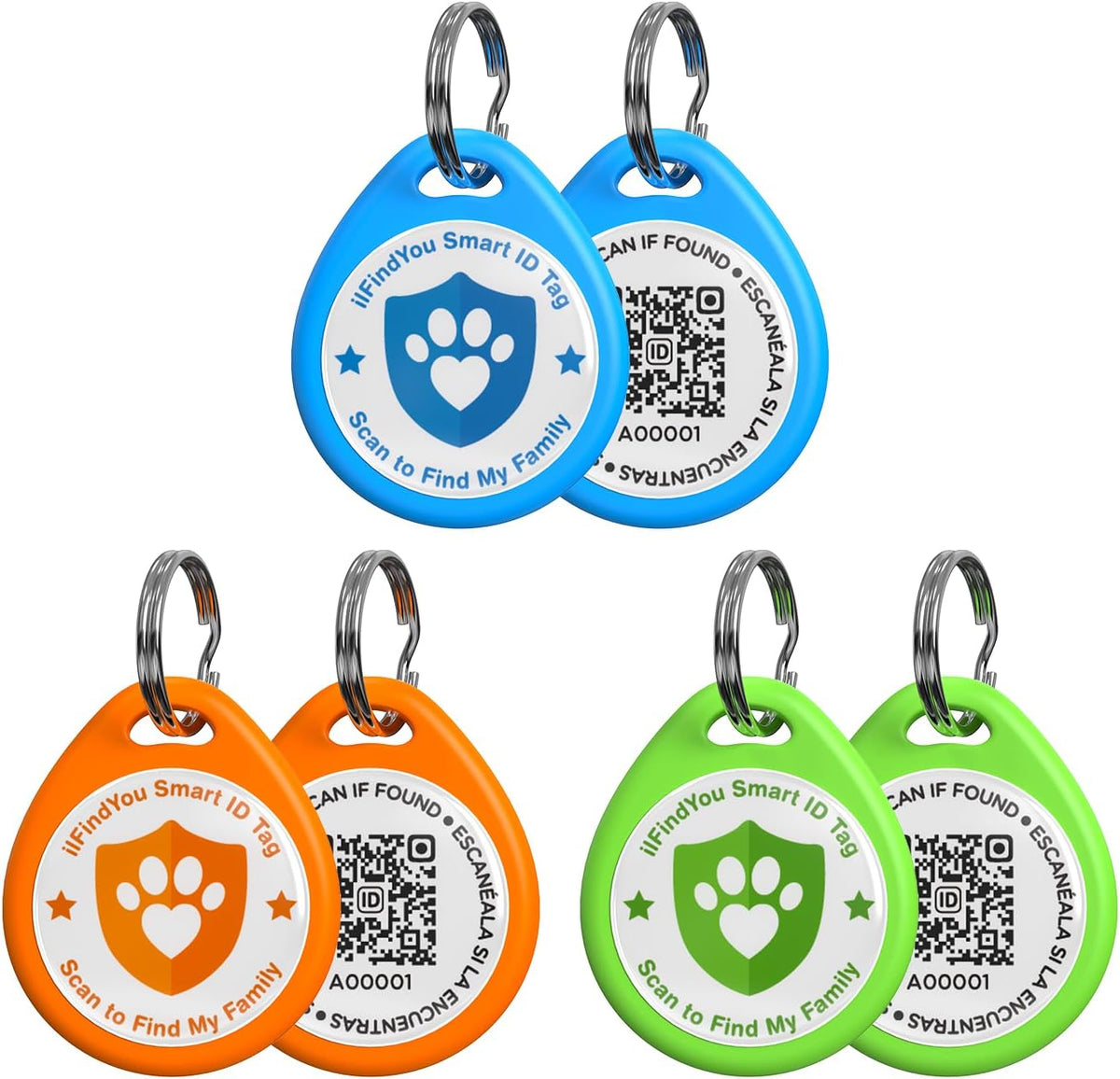 Cat Tags Personalized Small, QR Code Cat Name Tags for Kitten Collar, Scan Location Alerts, Pink S - Image 14