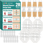AZEN emergency wound closure strips kit front view showing first aid packaging