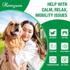 Natural pet hemp supplement for hip and joint pain relief