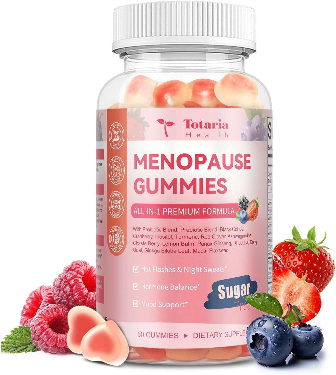 NutraPerfecto Menopause Support Gummies front view packaging