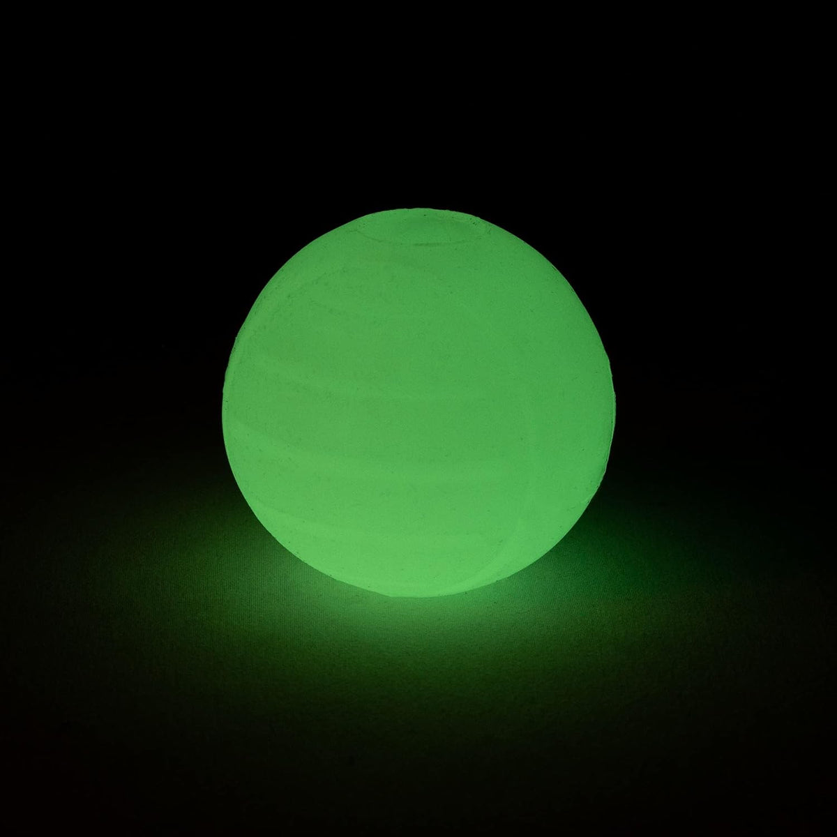 Glow in the dark feature of Amazon Basics dog balls
