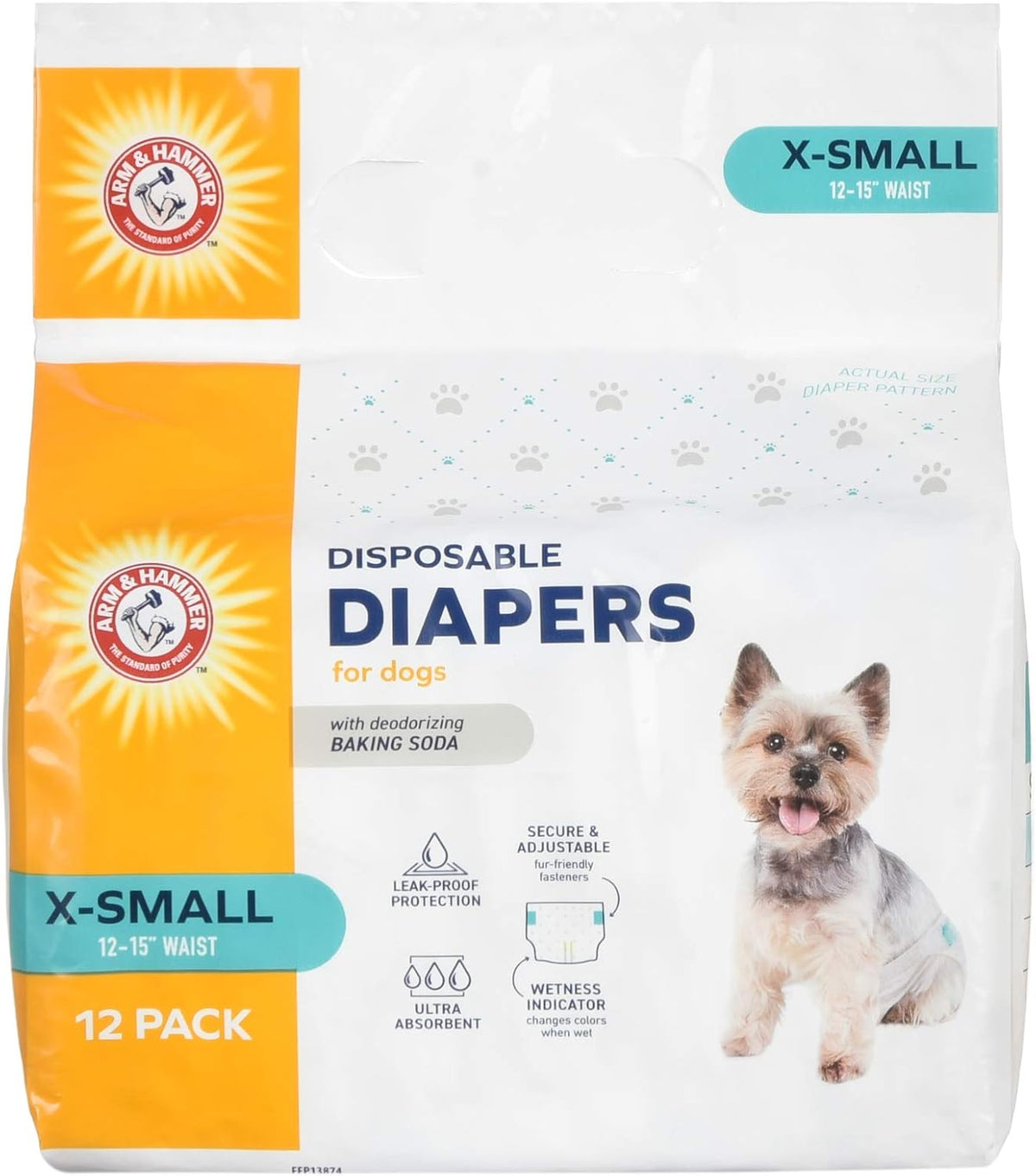 Back view of the packaging displaying application instructions for female dogs