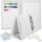 C12rtive 160 nail color display book white front view