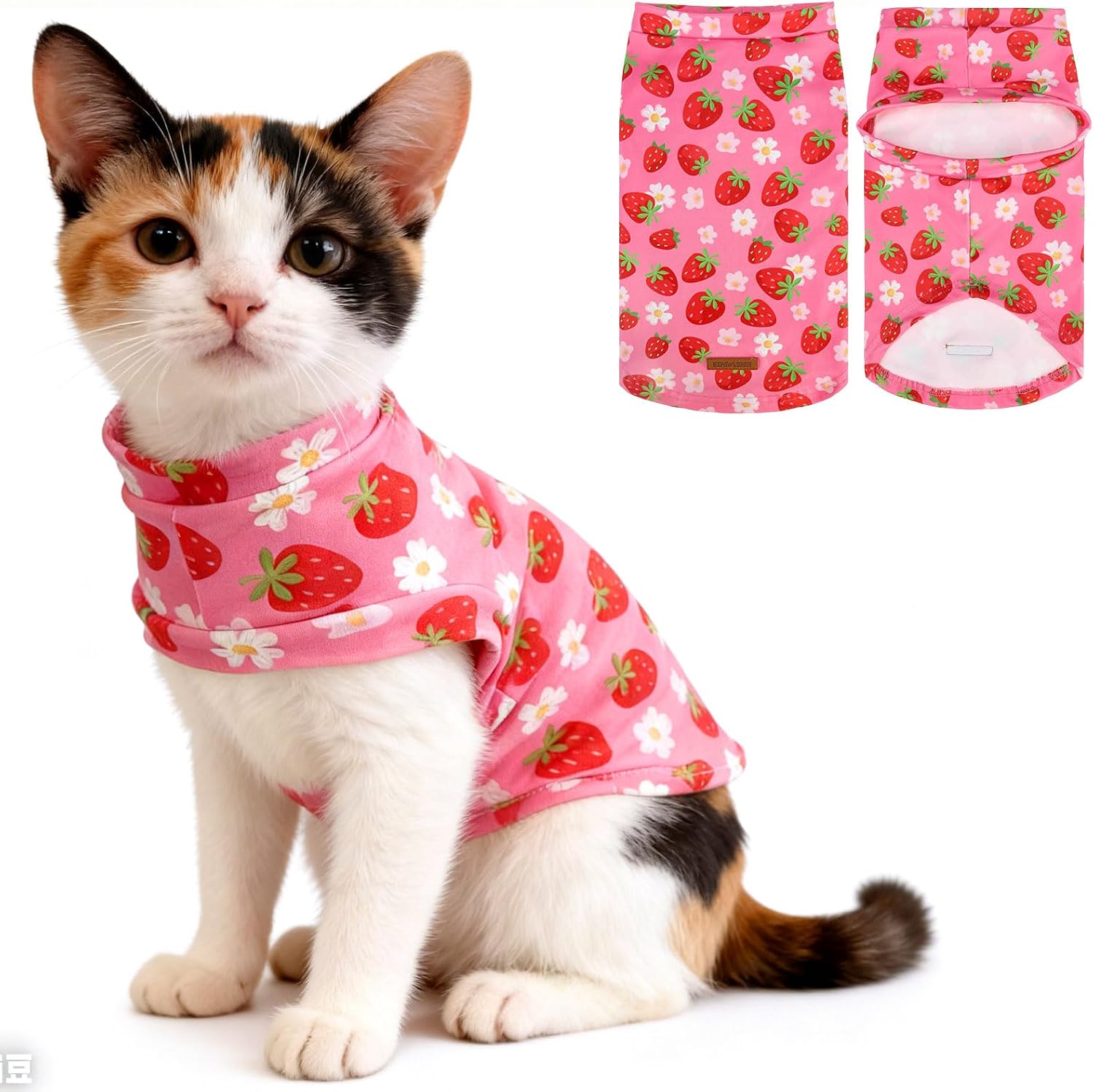 EXPAWLORER Plaid Cat Sweater - Pet Clothes Cat Puppy Vest Warm Fleece Hoodie for Cats, Fall and Cold Winter Coat Pullover Design, Buffalo Checked Sweatshirt Clothing Also for Small Dogs - Image 14