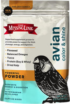 The Missing Link Avian Color & Shine Superfood Supplement Powder for Captive Birds - Flaxseed, Yucca, Kelp, Phytonutrients & Protein - Supports Energy, Plumage, Digestive & Immune Health - 3.5oz - Image 9