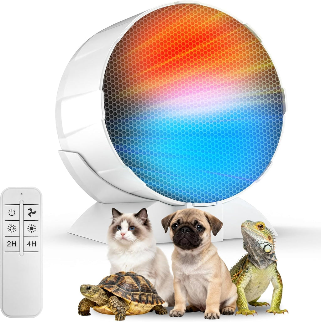 Runcasa 200W Reptile Heat Mats Space Heater front view showcasing the sleek design and heating surface.