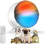 Runcasa 200W Reptile Heat Mats Space Heater front view showcasing the sleek design and heating surface.