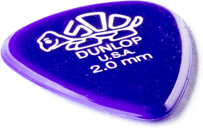 Twelve pack of Jim Dunlop extra thick two millimeter plectrums
