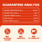 Wellix pet food supplement served with measuring spoon on dry kibble