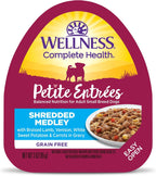 Twelve pack case layout of Wellness Signature Selects turkey and sweet potato dog food
