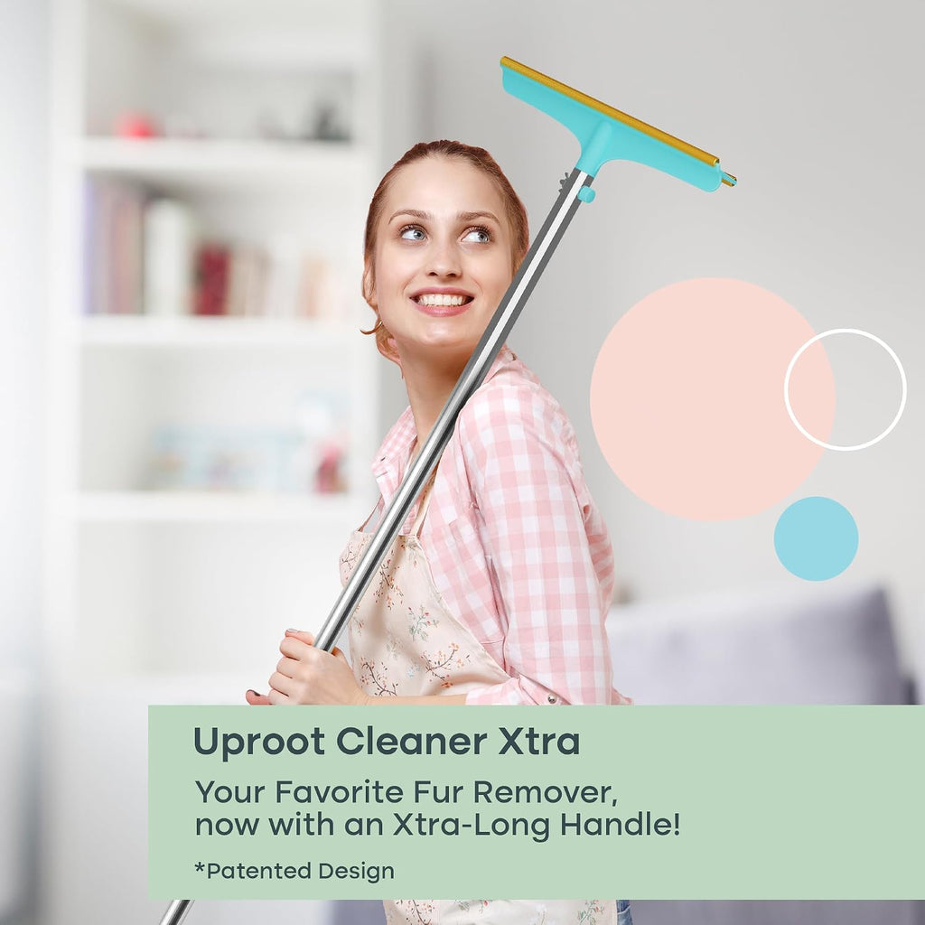 Uproot Clean Xtra showing adjustable handle length