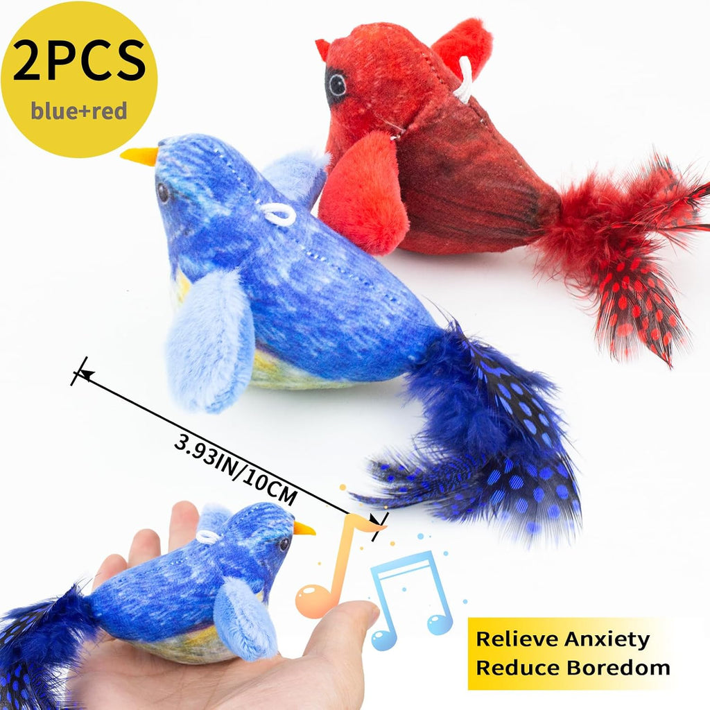 Potaroma interactive catnip and silvervine kicker toys pair for indoor kittens.