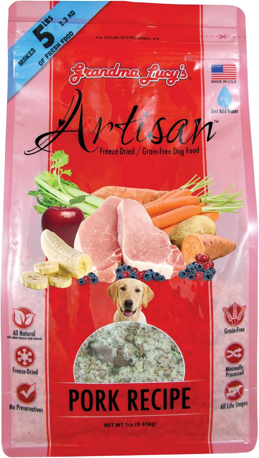 Grandma Lucy's Artisan Pre-Mix Dog Food, Grain Free and Freeze-Dried - 3Lb Bag - Image 14