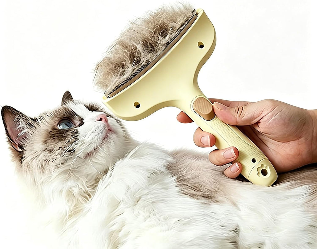 Professional Pet Deshedding Brush for Loose Undercoat Fur, Pet Grooming Comb for Long & Short Haired Dogs Cats, Gentle Skin Friendly - Image 10
