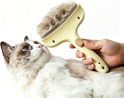 Professional Pet Deshedding Brush for Loose Undercoat Fur, Pet Grooming Comb for Long & Short Haired Dogs Cats, Gentle Skin Friendly - Image 10