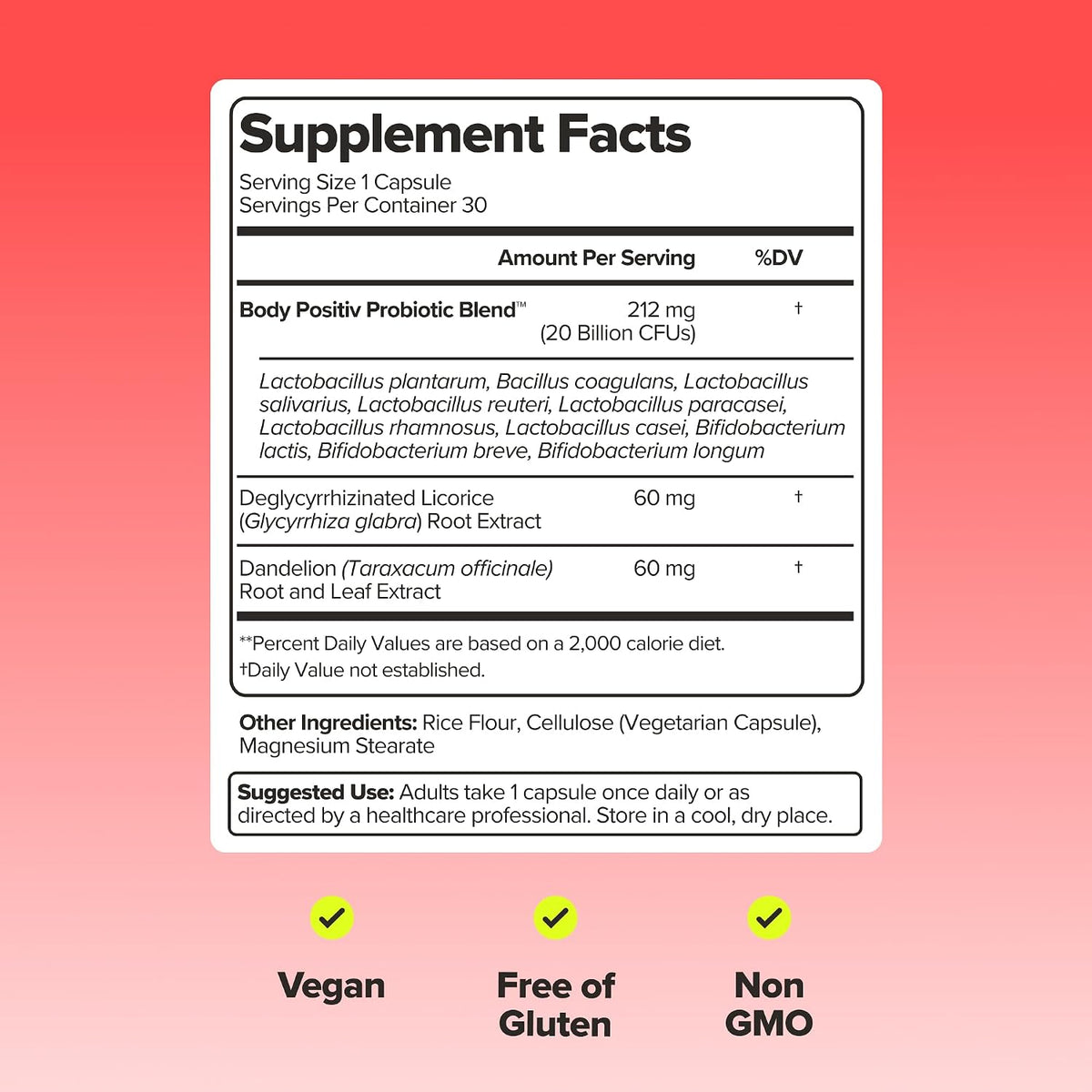 O Positiv URO Women's Probiotic lifestyle wellness shot