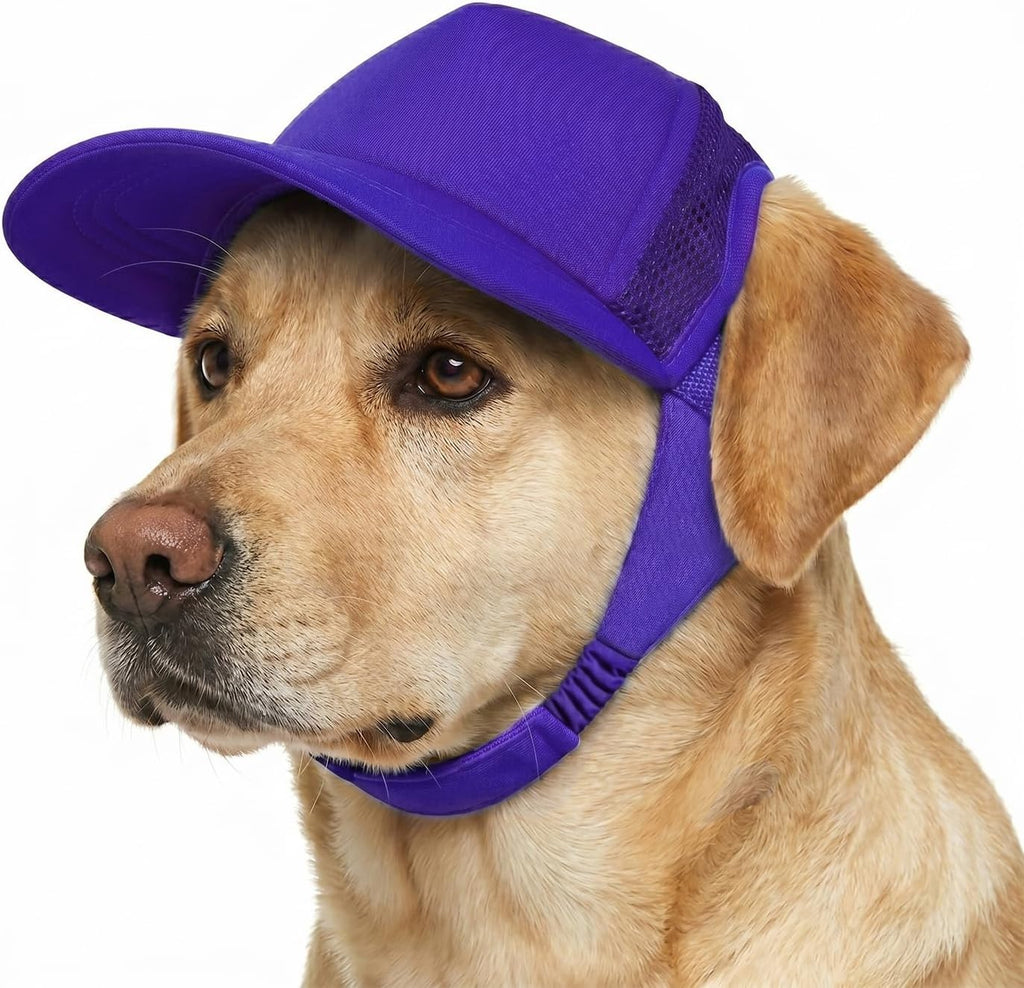 Tuff Pupper Dog Baseball Cap | UV Protection Dog Sun Hat | Breathable Lightweight Design | Secure Adjustable Chin Strap | Quick-Dry Fabric | Reinforced Brim | Small Medium Large Dogs (Red, L) - Image 13