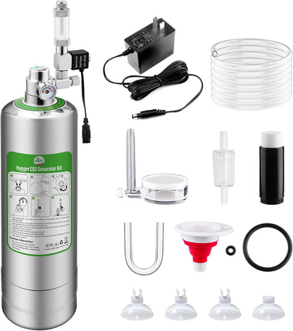 2L Aquarium CO2 Generator System, CO2 System Kit with Regulator and Needle Valve for Aquarium Plants Tanks - Image 9