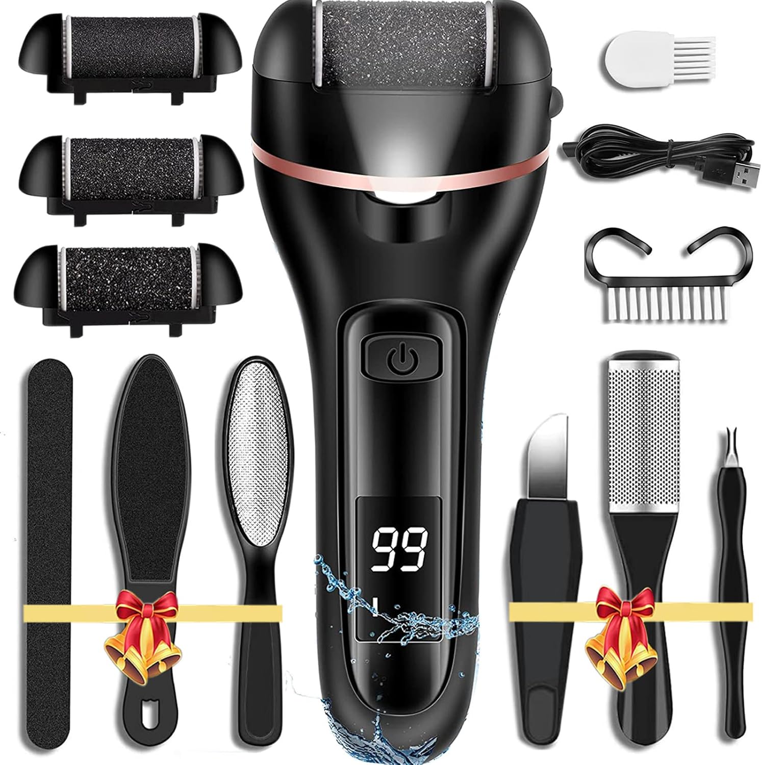 Civypro 13 in 1 electric callus remover kit black