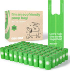 Heavy duty easy tie handle pet clean up bags