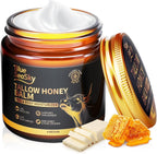 Blue Sea Sky Upgraded Beef Tallow And Honey Balm front view of 4 Ounce jar