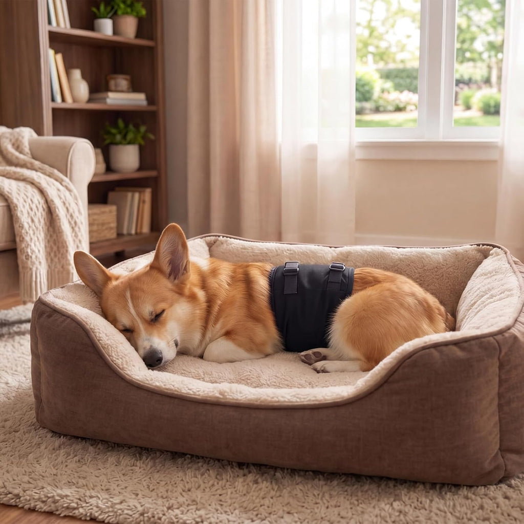 DENTRUN comfortable male dog wrap for incontinence and training protection