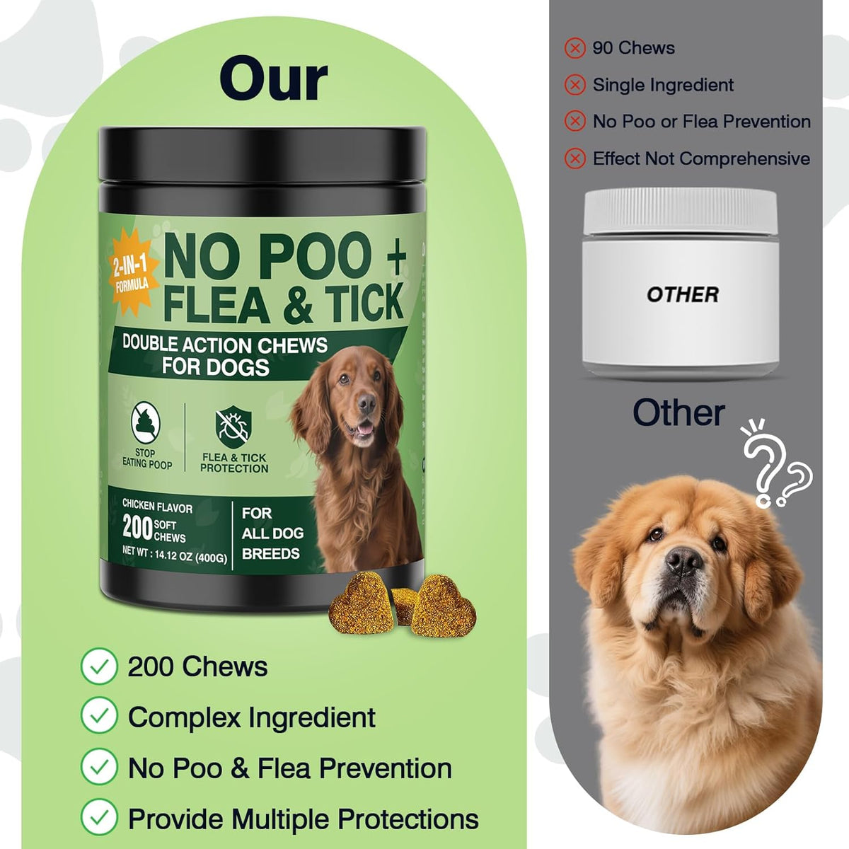 NEXZL flea and tick prevention supplement bottle side profile