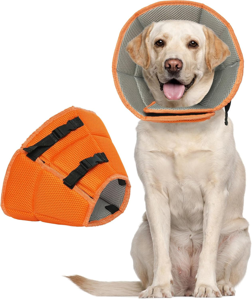 Dog Cone Collar After Surgery for Medium Dogs, Adjustable Soft Recovery Cone for Dogs to Stop Licking Biting, Comfortable Pet Elizabethan Alternative for Wound Healing - Image 13