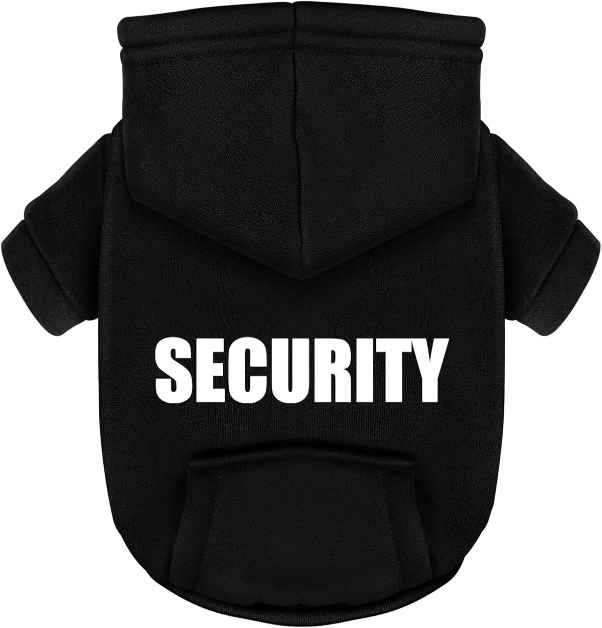 Paiaite Black Chihuahua Dog Hoodie front view cozy pet sweatshirt