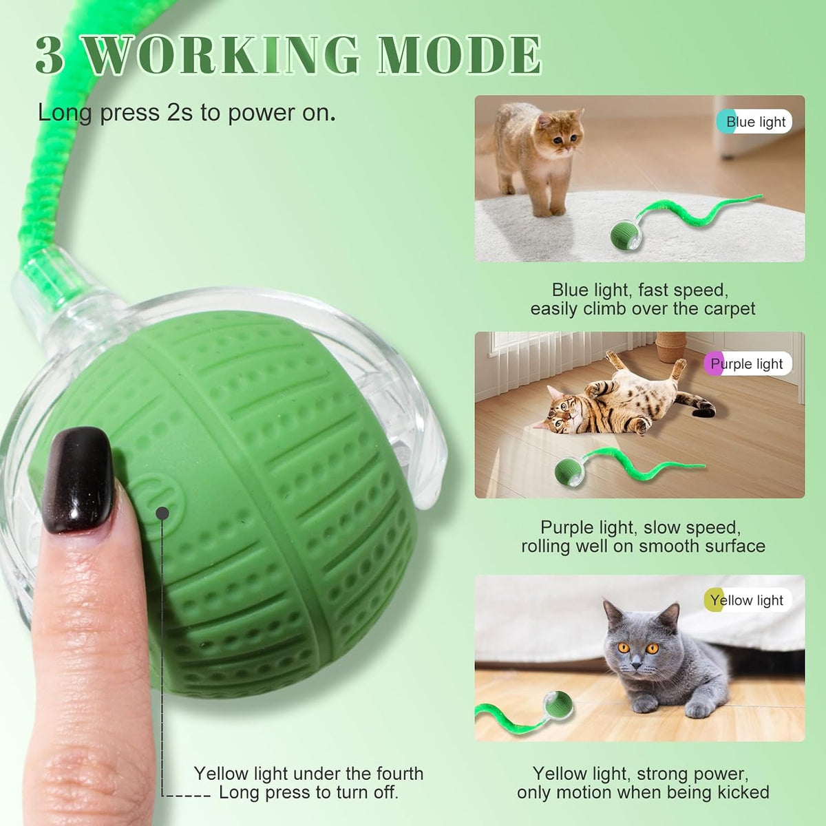 Nvted interactive ball showing durable silicone texture