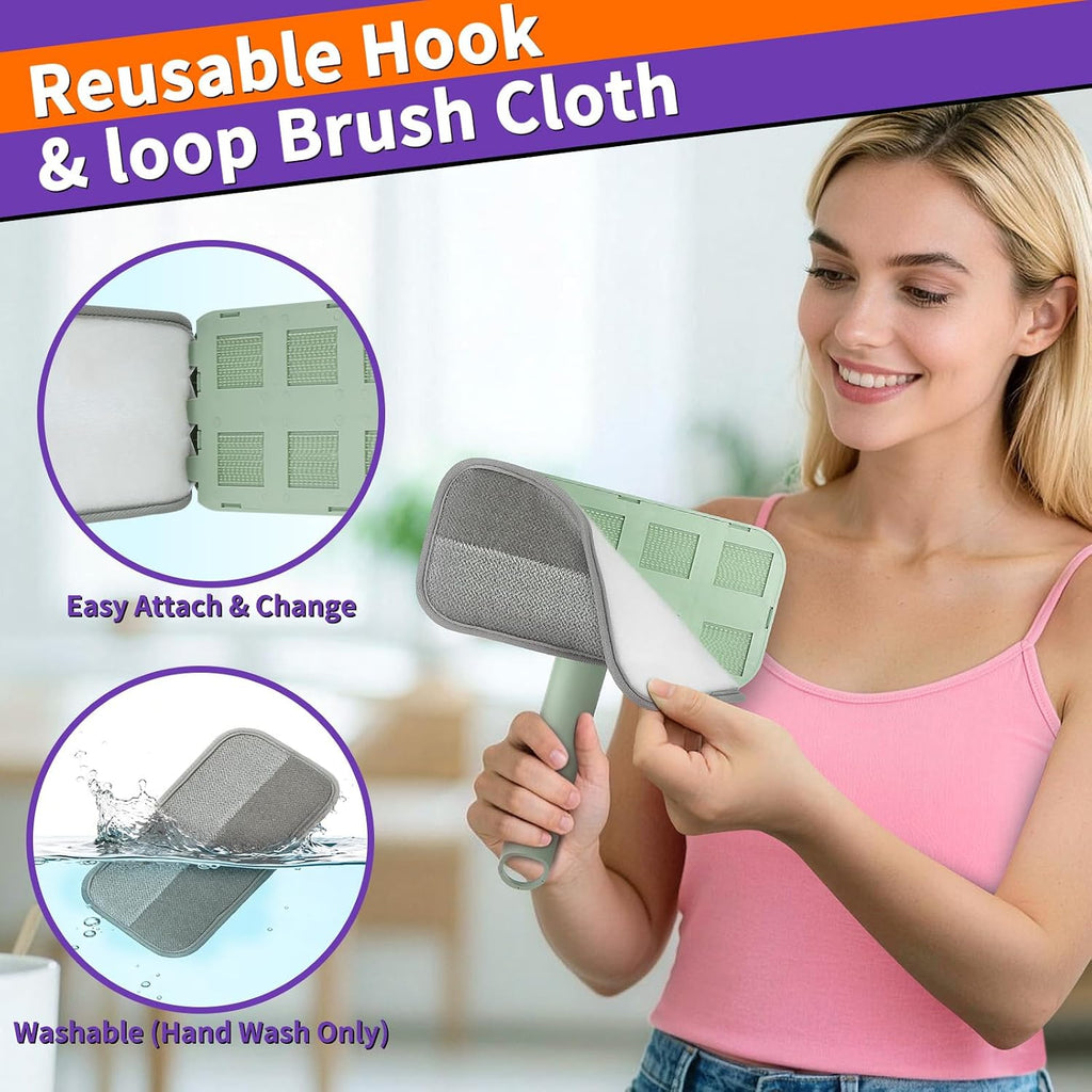 Rundik pet hair remover tool ergonomic handle design