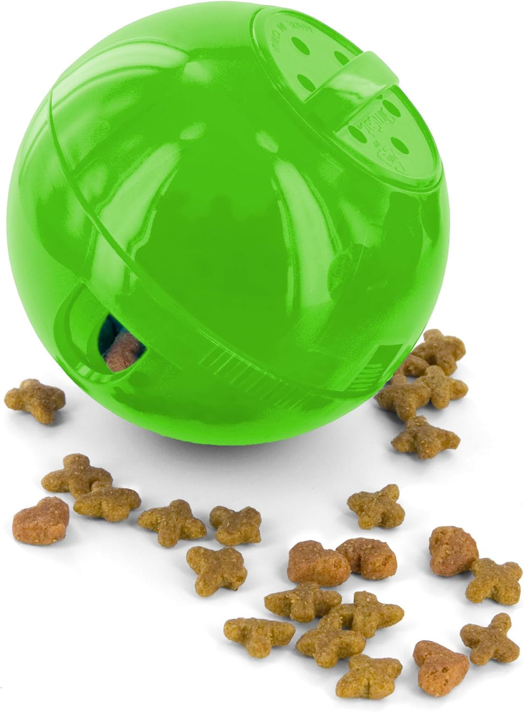 PetSafe SlimCat toy filled with dry food kibble for weight management