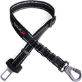 Tuff Pupper dog seat belt front view with locking carabiner