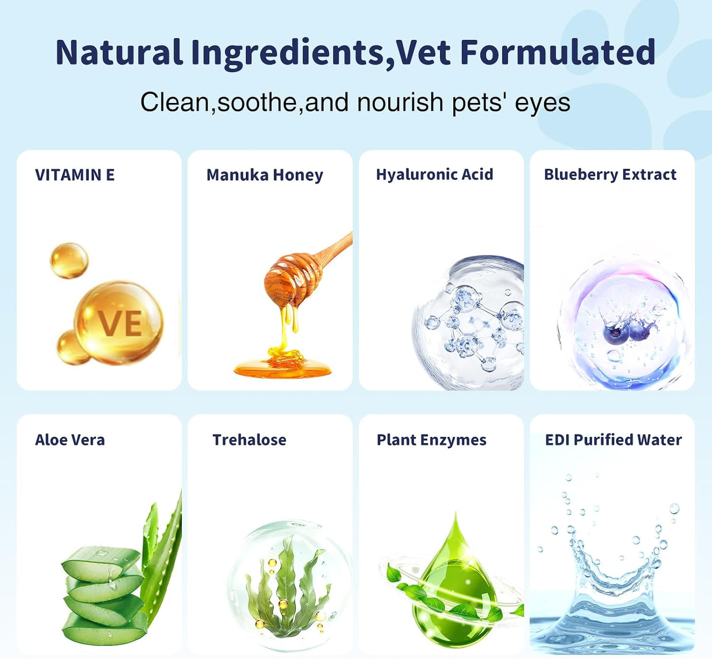 Pre-moistened unscented pet grooming wipes being used to clean dog face wrinkles.