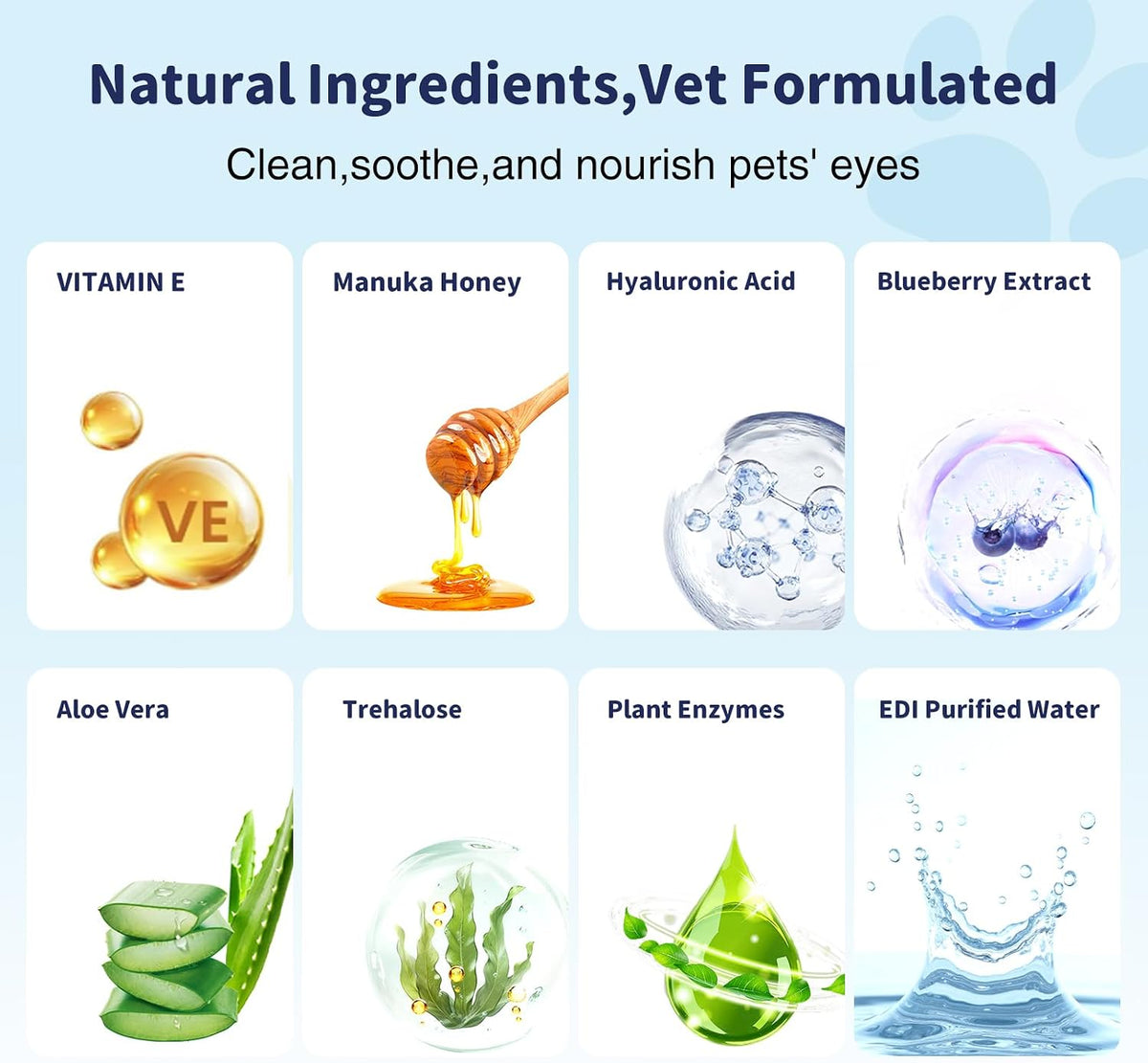 Pre-moistened unscented pet grooming wipes being used to clean dog face wrinkles.